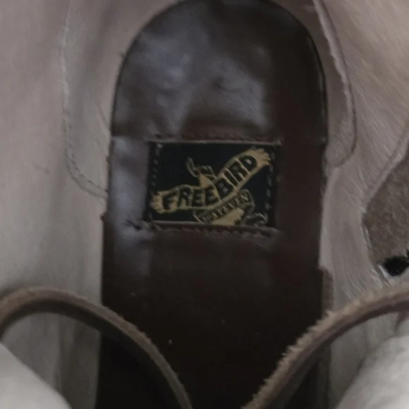 FREEBIRD BY STEVEN OG Manchester Combat Boot In Taupe - Picture 12 of 13